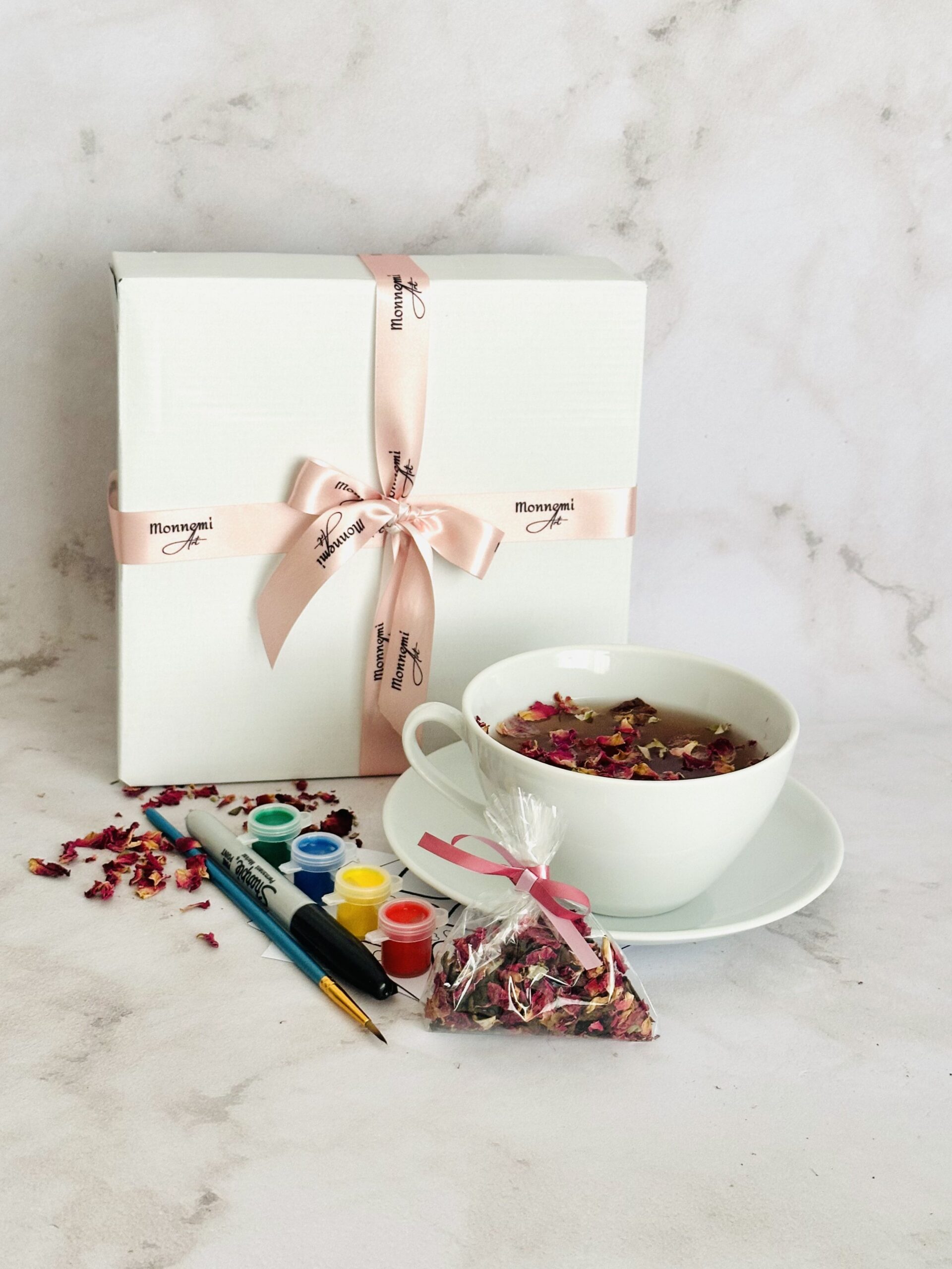 ART BOX PORCELANOWA FILIŻANKA ZE SPODKIEM - obrazek 2