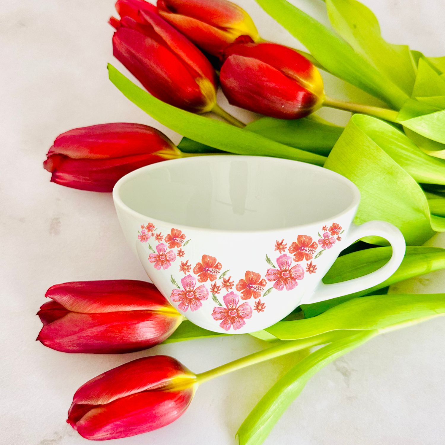 ART BOX PORCELANOWA FILIŻANKA ZE SPODKIEM - obrazek 5